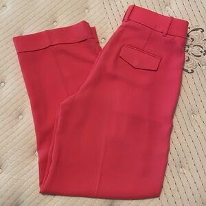 Hot pink J Crew trouser pants